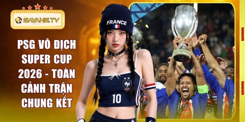 PSG Vô Địch Super Cup 2026 – Toàn Cảnh Trận Chung Kết